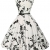 1950s vintage retro festliches kleid audrey hepburn kleid sommerkleid petticoat kleid Größe 3XL CL6086-11 - 