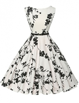 1950s vintage retro festliches kleid audrey hepburn kleid sommerkleid petticoat kleid Größe 3XL CL6086-11 -
