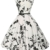 50s vintage retro festliches kleid sommerkleid kurz rockabilly kleid petticoat kleid Größe XL CL6086-11 - 2