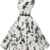 50s vintage retro festliches kleid sommerkleid kurz rockabilly kleid petticoat kleid Größe XL CL6086-11 - 5