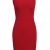 ACEVOG Damen Kleid Ärmellos Bodycon Cocktailkeid Rot Herstellergröße: M -