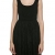 ACEVOG Damen Kleid Sommerkleid Freizeitkleid Partykleid U-Boot Ärmellos A-Linie Spitze Knielang (EU 44(Herstellergröße:XXL), Schwarz) - 