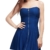 Allegra K Damen Sommer A Linie Reißverschluss Off Shoulder Minikleid Kleid, M (EU 40)/Blau - 1