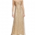APART Fashion Damen Bustier Kleid 41847, Maxi, Einfarbig, Gr. 34, Gold - 1