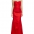 APART Fashion Damen Bustier Kleid 68103, Maxi, Einfarbig, Gr. 38, Rot - 1