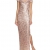 APART Fashion Damen Cocktail Kleid 46362, Maxi, Einfarbig, Gr. 44, Rosa (MAUVE) - 1