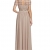 APART Fashion Damen Empire Kleid 56010, Maxi, Einfarbig, Gr. 38, Braun (LATTE MACCHIATO) - 2