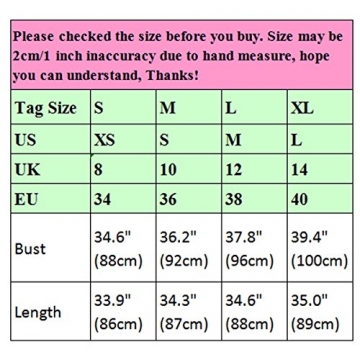 BIUBIU Damen Sommer Minikleid Tunika Strandkleid Hohle Spitze Druck Kurz Kleider Streifen DE 36 - 