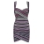 cooshional damen kleider V-Ausschnitt sexy Minikleid Sommer Spahettiträger - 