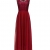 CRAVOG Abendkleider Damen Partykleider Tief V Ballkleider Retro Lange Elegante Kleider Abendmode Ärmellose Sommerkleider - 