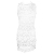 Damen Minikleid Spitze Sommerkleid Ärmellos A-Linie Cocktaikleid Partykleid Strandkleider Weiß - 