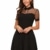 DIDK elegantes Spitzenkleid A Linie schwarz