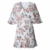 ECOWISH Damen Kleider V-Ausschnitt Sommerkleid Blumen Mini Strandkleid Boho Rüschen Fledermausärmel Freizeitkleider Rosa S - 2