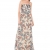 ESPRIT Collection Damen Kleid 076EO1E015, Mehrfarbig (Off White 2 111), 36 -