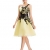 Fashion Lace 1-Schulter Abendkleid Festliches kleid Sommerkleid Gelb 46 - 