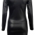 Fast Fashion Damen Kleid Plus Size Wetlook Dehnbar Bodycon Midi - 