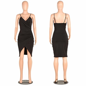 Figurbetontes Partykleid, Club - Cocktailkleid Schwarz 3