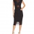 French Connection Damen, Kleid, Glass Stretch Maxi, GR. 36 (Herstellergröße: Size 10), Schwarz (Black) - 1
