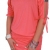 Glamour Empire Damen Tunik Top mit Armschlitz Mini-Kleid Schwarz Partykleid 157 (Koralle, EU 42/44, XL) - 