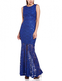 Hailey Logan Damen Kleid Gr. 30, Blau - Blau (Königsblau) - 1