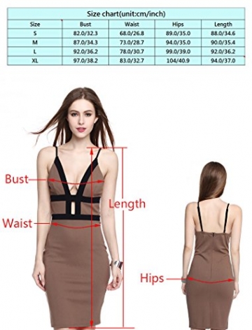 Hrph Paket-Hüfte-Kleid der neuen reizvollen Art und Weise Frauen höhlen Tief-V dünnes Verband Bodycon Kleider - 