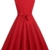 ihot 1950er Rockabilly Retro Kleid Rot 3
