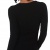 Jela London Damen Strickkleid & Pullover mit Schnüroptik am Dekolletè Einheitsgröße (34-38), schwarz - 4