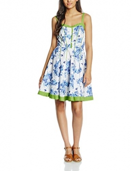 Joe Browns Damen Bustier Kleid, San Jose Mini , Gr. 42 (Herstellergröße: 16), Mehrfarbig - Multicoloured (Blue-Blue/Lime) -