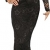 jowiha® Langes Abendkleid Maxikleid mit Spitze in Schwarz Einheitsgröße S-M 34-38 -