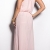 K003 Sommer Kleid Rosa M/L Chiffon Kleid Halskette Damen Neckholder Sommerkleid mit Collier - 3
