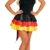 Karneval Klamotten Kostüm Deutschland Kleid Miss Deutschland WM 2018 Dame Kostüm Karneval Fanartikel Fußball Damenkostüm Größe 42/44 - 1
