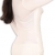 Koucla Damen Strickkleid & Pullover mit Ausschnitt in Wasserfalloptik, weiß Größe 34 36 38 - 3