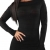 Koucla Damen Strickkleid & Pullover mit Reißverschluß & Schleifen verziert Einheitsgröße (32-38), schwarz - 1