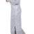 Langes Oversize-Strickkleid mit großem Rollkragen hellgrau 2