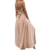Lover-Beauty Kleider Damen V-Ausschnitt Rückenfrei Neckholder Abendkleider Elegant Cocktailkleid Multi-Way Maxikleid Lang Chiffon Party Kleid - 2