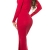 Maxi Strickkleid mit Strass by In-Stylefashion rot - 