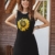 Minikleid mit Sonnenblume - Longshirt schwarz 2
