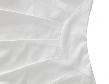 MUXXN Damen Bleistiftkleid V-Ausschnitt Etuikleid Ärmellos Knielang Retro Abendkleid Business Kleid(M, White) - 