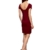 oodji Collection Damen Enges Kleid mit Tiefem Ausschnitt am Rücken, Rot, DE 40 / EU 42 / L - 2
