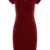 oodji Collection Damen Enges Kleid mit Tiefem Ausschnitt am Rücken, Rot, DE 40 / EU 42 / L - 6