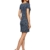 oodji Ultra Damen Enges Jersey-Kleid, Blau, DE 38 / EU 40 / M - 2
