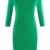 oodji Ultra Damen Jersey-Kleid Basic Grün 5