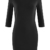 oodji Ultra Damen Jersey-Kleid Basic, Schwarz, DE 40 / EU 42 / L - 6