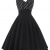 Partykleid 1950er Style Cocktailkleider Schwarz Kleid Sommer Kleid XL BP093-1 -
