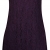 Purple Hanger - Damen Minikleid Blumen Spitze Ärmellos Rundhals Ausschnit Kurz Mini Kleid Übergröße Neu - EU 44/46, Lila - 3