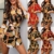 SANNYSIS Damen Langarm Hemdkleid V-Ausschnitt Elegant Kurz Blusenkleid Sexy Shirt Kleid Oberteil Kleid Bodycon Minikleid mit Gürtel Boho Drucken Sommerkleid Kleider (S, Weiß) - 5