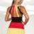 Sexy trendiges Damen Mini-Kleid in den Farben der Deutschland-Flagge Fußball WM (M) - 2