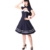 SugarShock Harbor Sailor Matrosen Uniform Petticoat Bolero Kleid, Größe:M, Farbe:Navyblau - 2