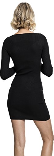 Urban Classics Damen Ladies Cut Out Dress Kleid, Schwarz (Black 7), Medium - 4