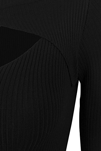 Urban Classics Damen Ladies Cut Out Dress Kleid, Schwarz (Black 7), Medium - 9